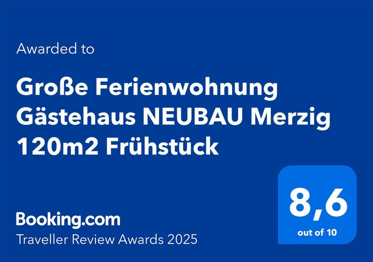 Grosse Ferienwohnung Gaestehaus Neubau Merzig 120M2 Exterior foto